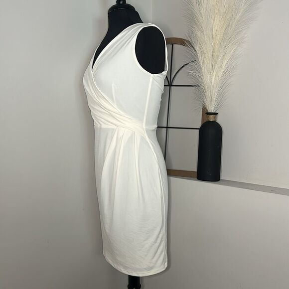 H&M Ivory White Mini Bridal Rehearsal Summer Dress - Picture 2 of 4